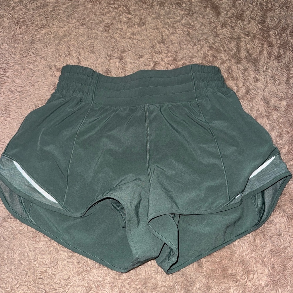 lululemon athletica Dark Green Athletic Shorts